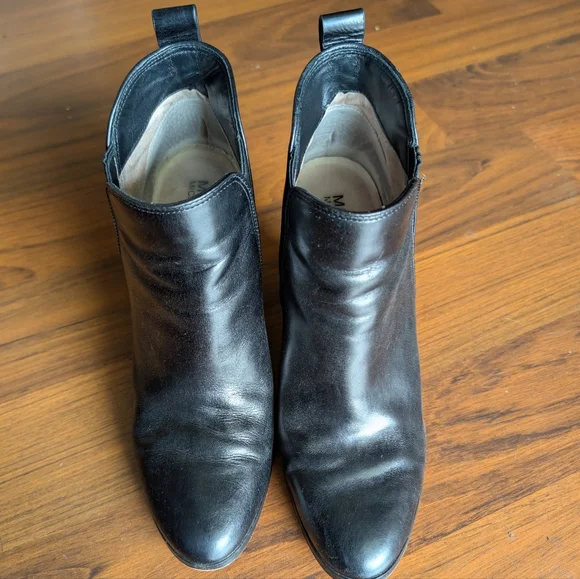 MICHAEL Michael Kors Evaline Heeled Booties Black Size 8.5 - Picture 5 of 10